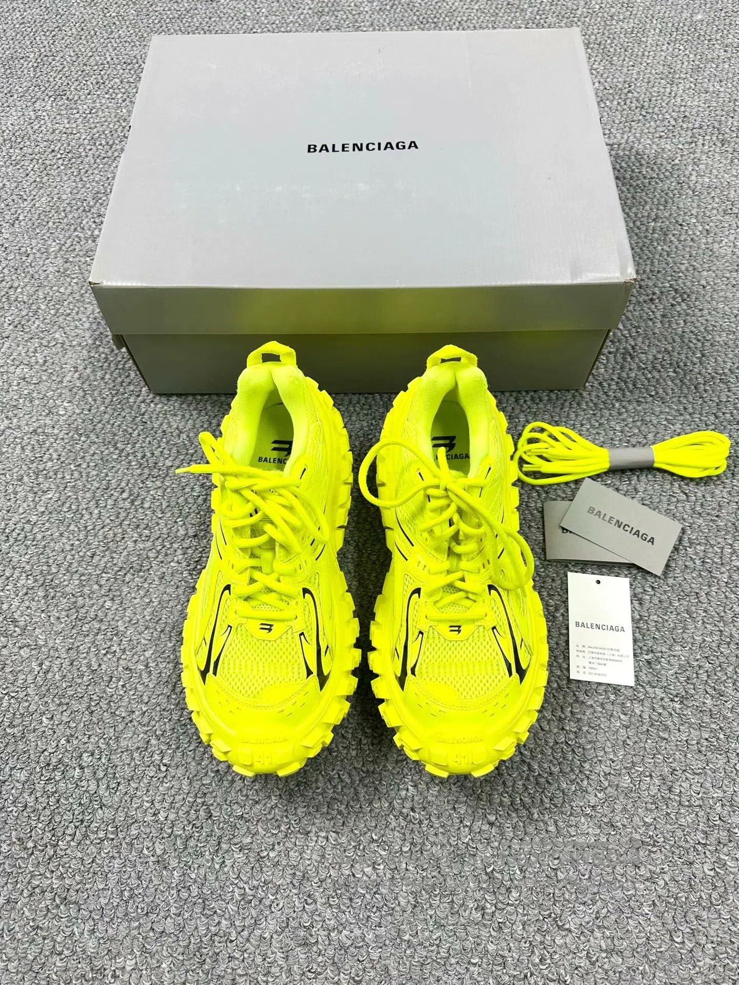 Balenciaga Balenciaga Neon Tire Dad Shoes| Size US 8 / EU 41 - 2 Thumbnail