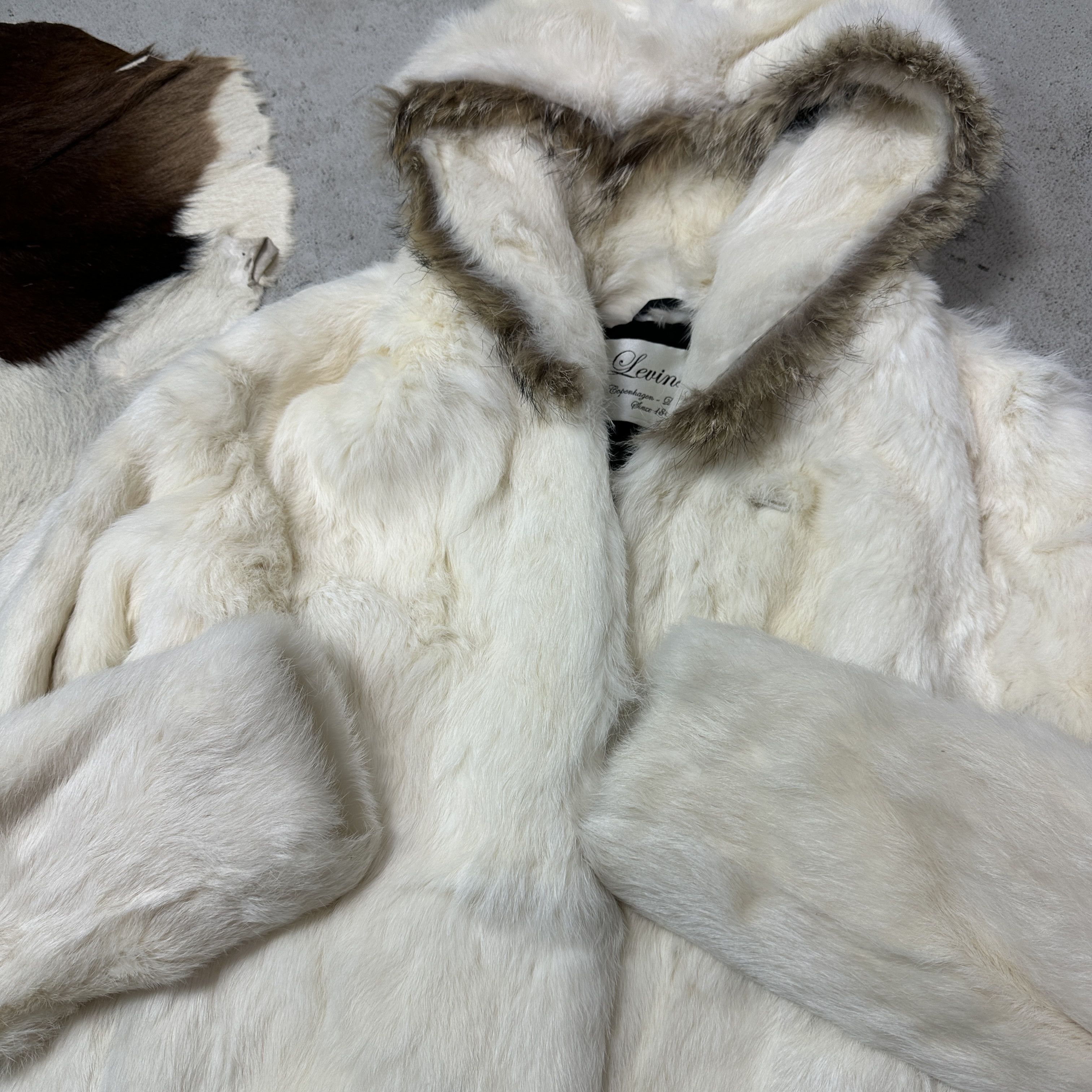 Vintage Vintage Old Money Hooded Real Rabbit Fur 90s Size S / US 4 / IT 40 - 8 Thumbnail