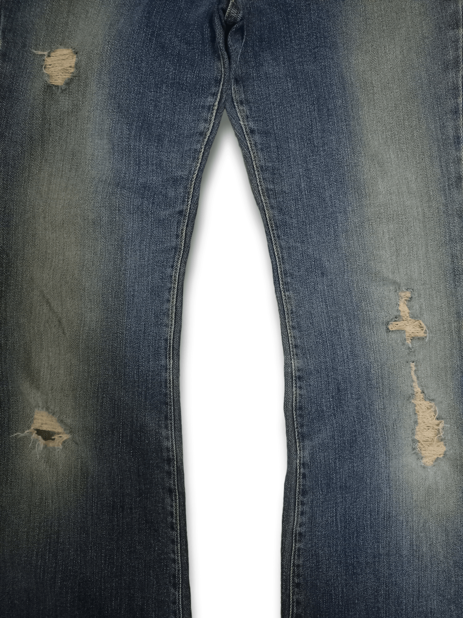 Japanese Brand Vintage Japanese Brand Distressed Bootcut Flare Jeans Size US 28 / EU 44 - 6 Thumbnail