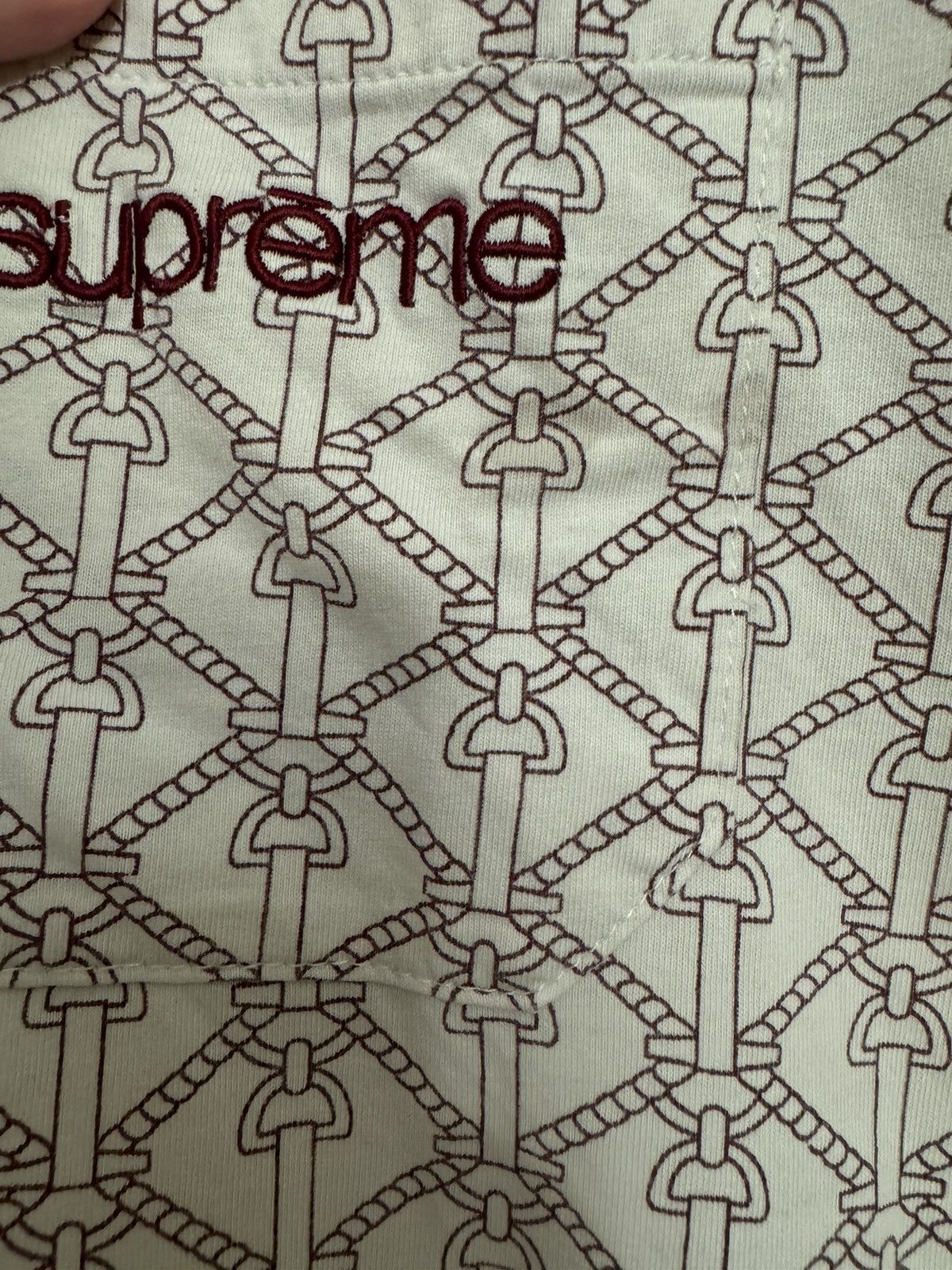 Supreme Supreme Rare SS16 rope print polo Size US M / EU 48-50 / 2 - 8 Thumbnail