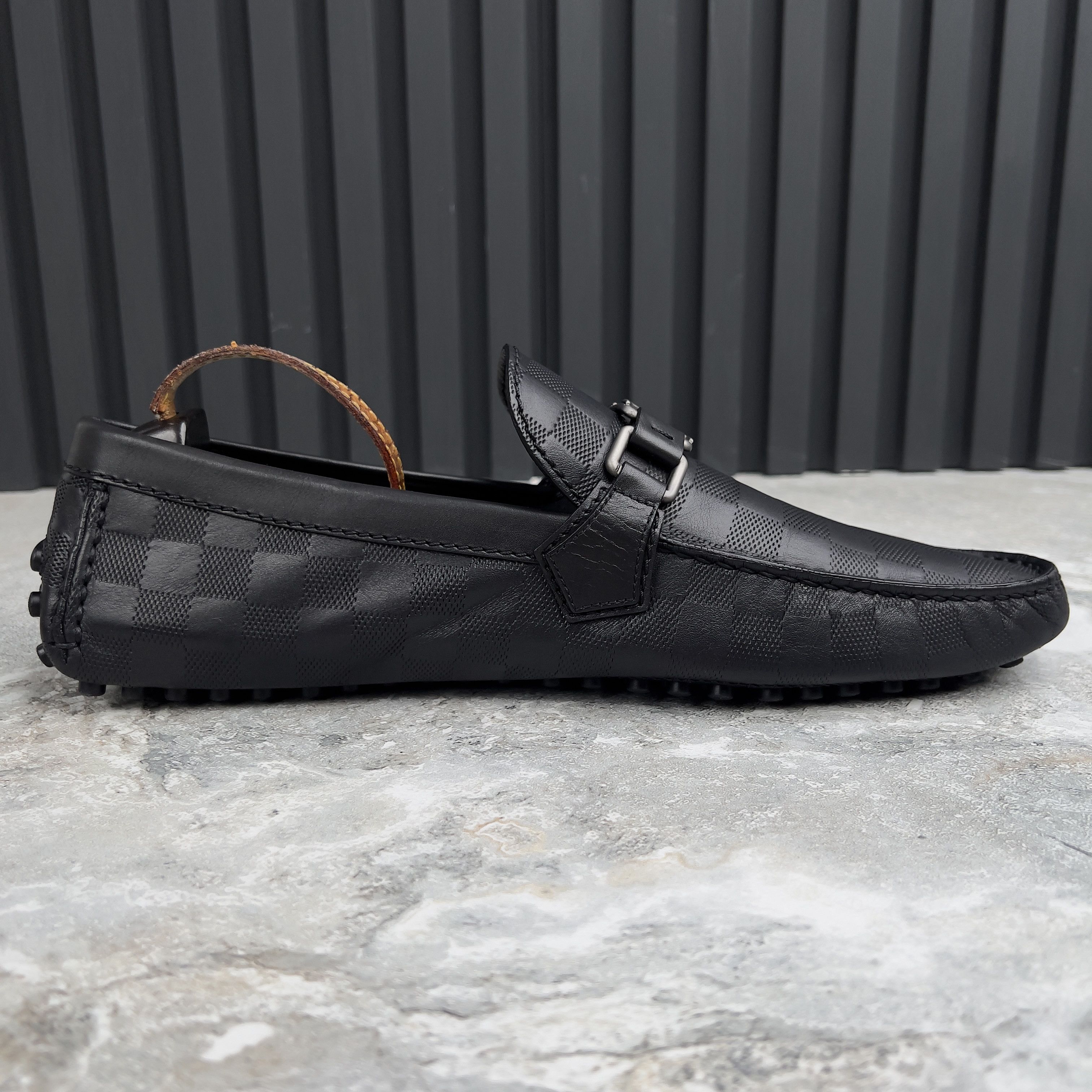 Louis Vuitton Hockenheim Damier Driving Moccasins Leather