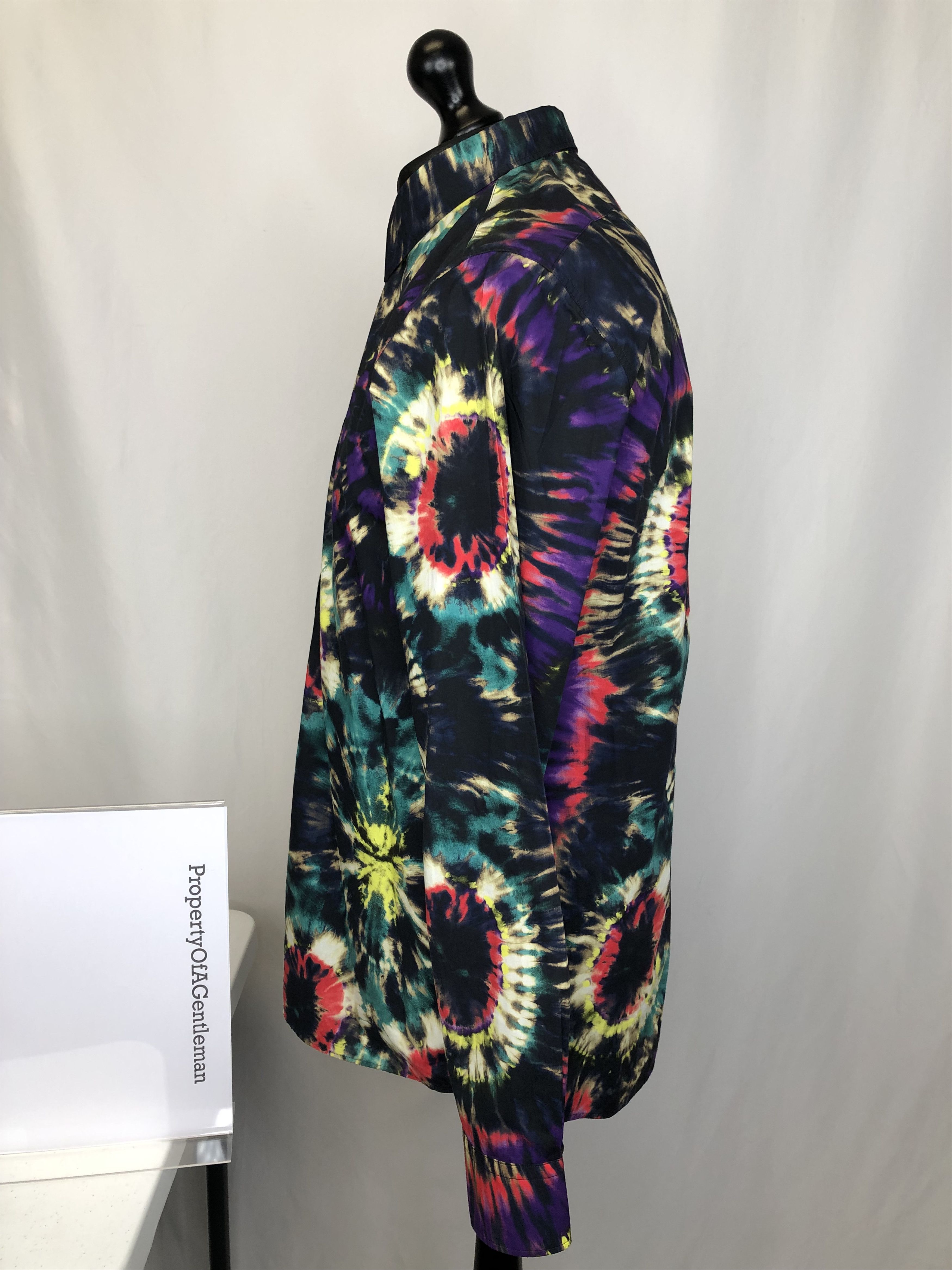 Dries Van Noten Dries Van Noten Tie Die Print Shirt Size US L / EU 52-54 / 3 - 4 Thumbnail