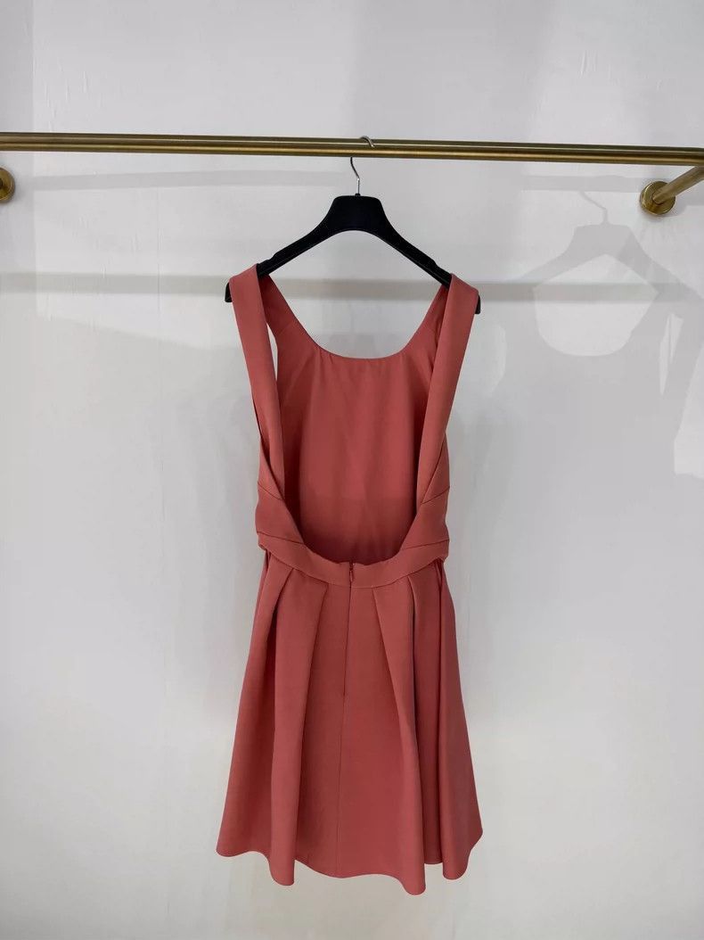 Dior Dior Backless Dress in Silk and Wool-2506 Size S / US 4 / IT 40 - 2 Thumbnail
