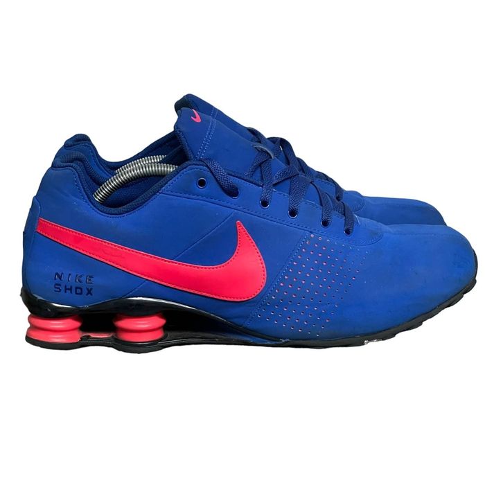 Red nike best sale shox deliver