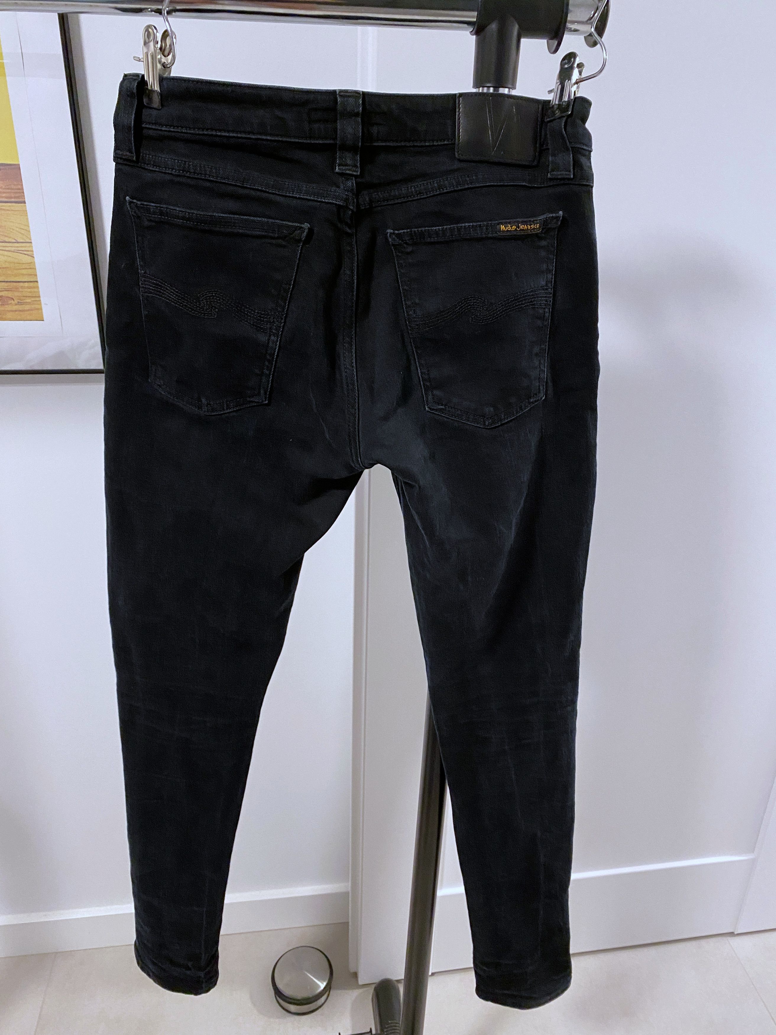 Nudie Jeans denim skinny lin black black size W 30 L 32 - Main Image