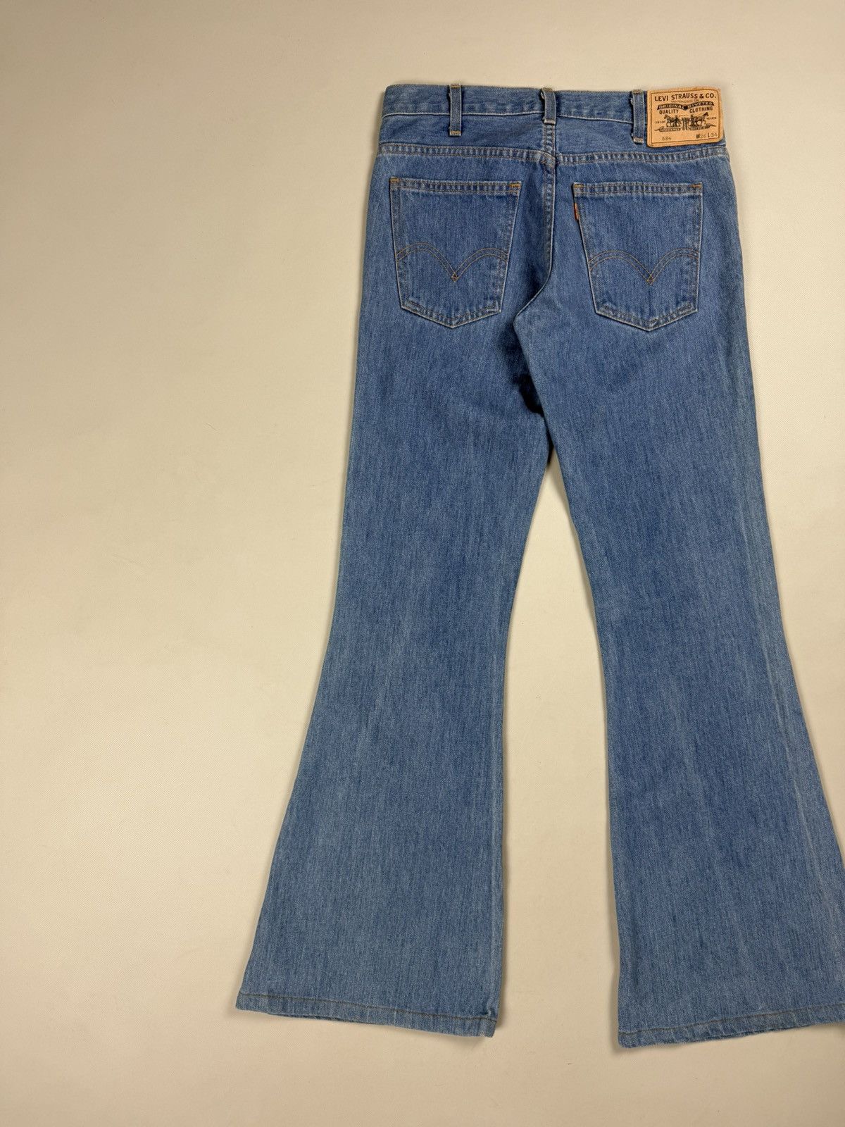 Levi's Vintage Clothing LVC Levi’s Vintage Clothing 684 Orange Tab Flared Jeans Size 26" / US 2 / IT 38 - 20 Thumbnail