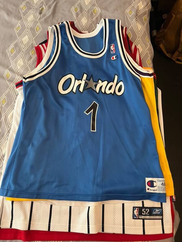 90s Anfernee Penny Hardaway Orlando Magic Champion Jersey 48