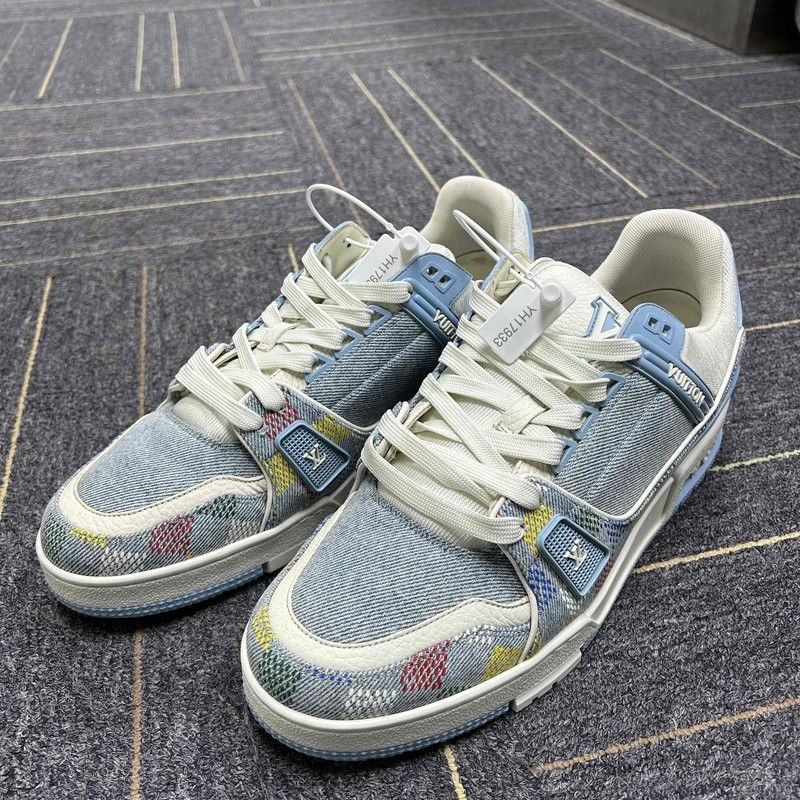 Louis Vuitton Louis Vuitton Denim Trainer Sneakers for Spring/Summer 2025 0079 Size US 9.5 / EU 42-43 - 1 Thumbnail