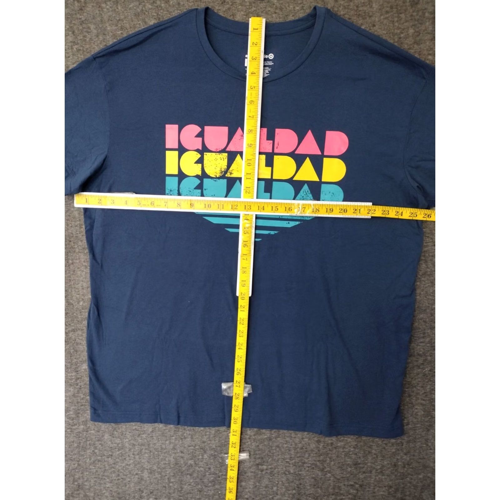 Vintage #takepride Adult IgualDaD Equality T-Shirt Blue XL Size US XL / EU 56 / 4 - 5 Thumbnail