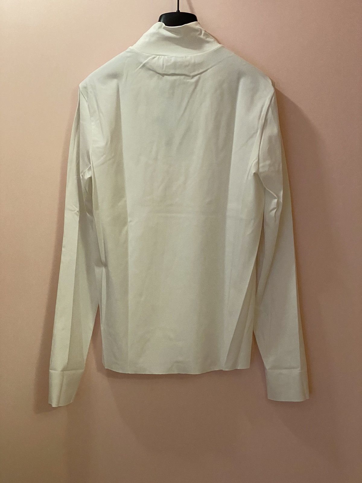 Prada Prada white technical nylon logo turtleneck jersey L Size US L / EU 52-54 / 3 - 3 Thumbnail