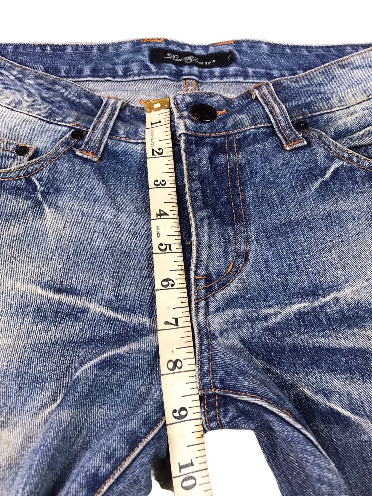 Japanese Brand AUTHENTIC ROOT THREE STYLE BIKERS JEANS Size US 35 - 13 Thumbnail