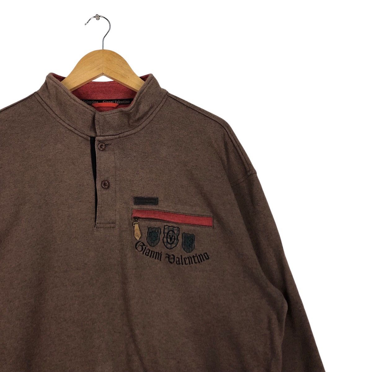 Gianni Valentino × Valentino Vintage Gianni Valentino Casual Wear Sweatshirt 90S Rare Size US M / EU 48-50 / 2 - 5 Thumbnail