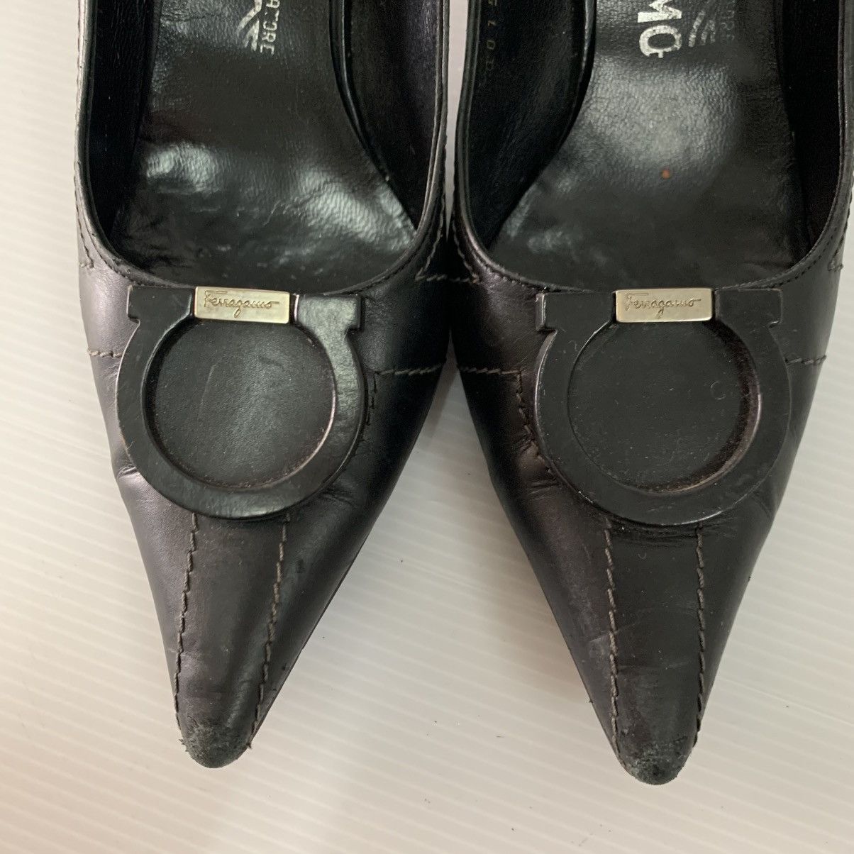 Salvatore Ferragamo Salvatore Ferragamo Leather Heels Size US 7.5 / IT 37.5 - 2 Thumbnail