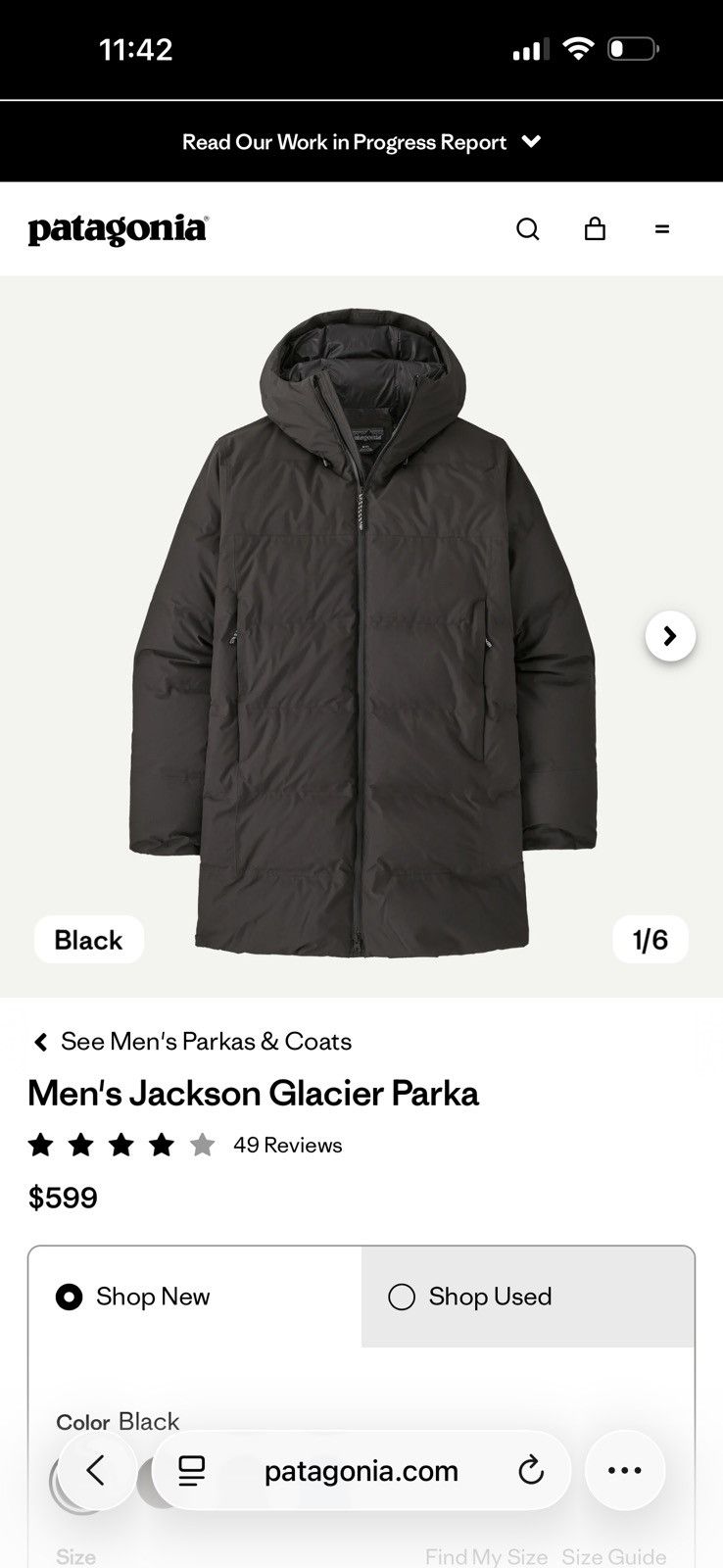 Patagonia Patagonia Jackson Glacier Parka Size US M / EU 48-50 / 2 - 7 Thumbnail