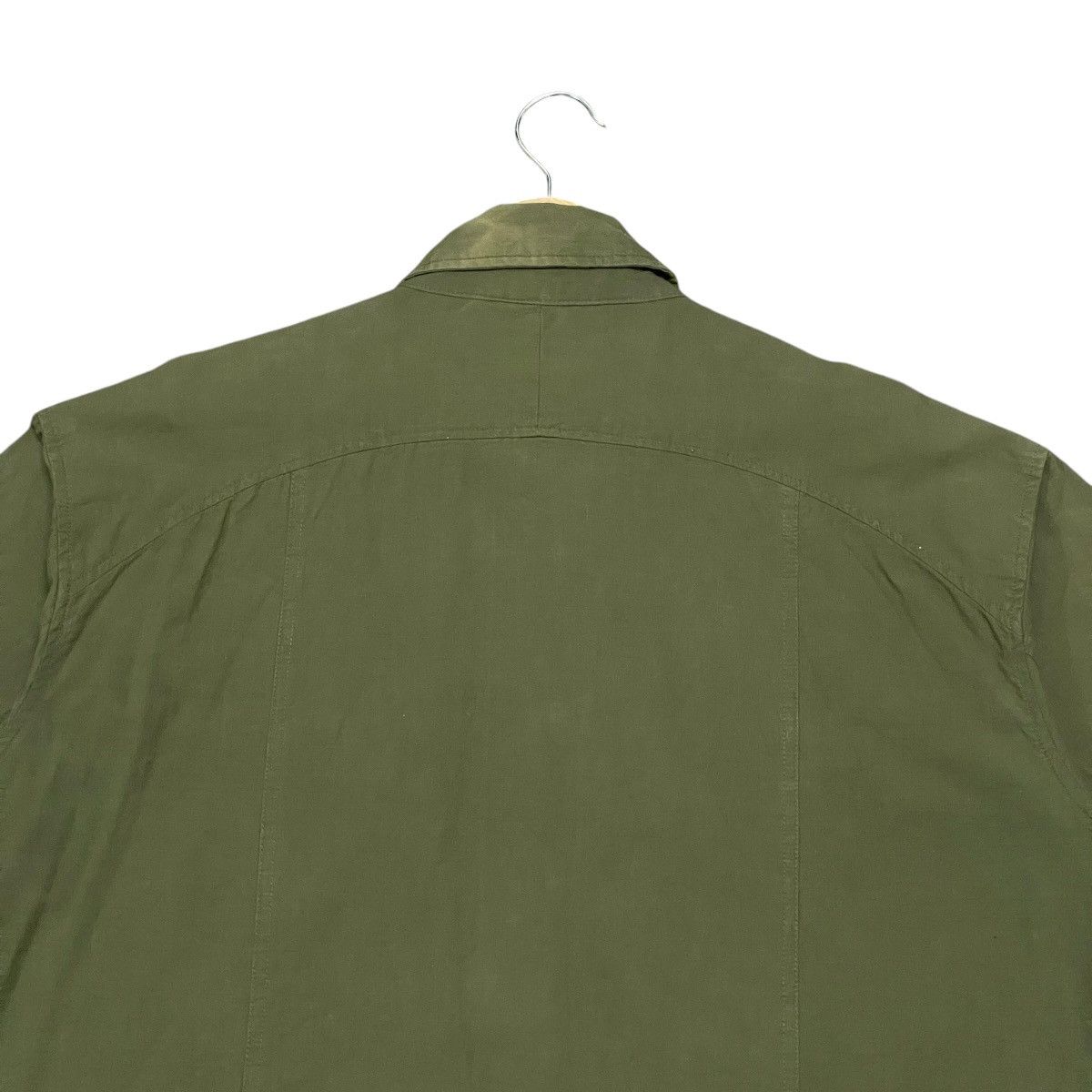 Japanese Brand Vintage Commontage 3/4 Sleeve 100% Silk Utility Army Shirt Size US XXL / EU 58 / 5 - 9 Thumbnail