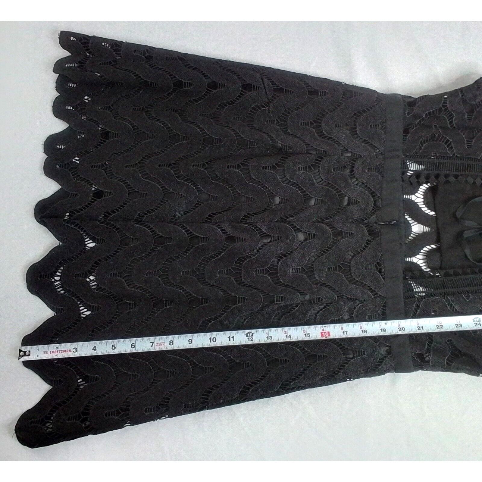 Other Ark & Co Dress Women's Large Black Sheer Lace #W3315 Size L / US 10 / IT 46 - 13 Thumbnail