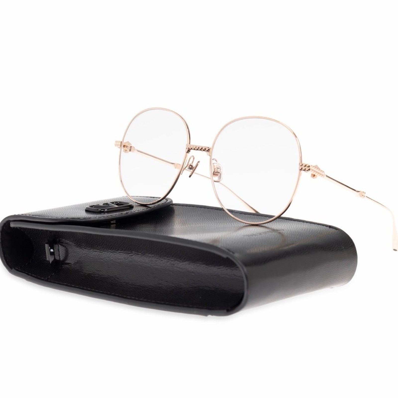 Valentino New! Valentino STUD III VLX 136A, Elegant Gold RX Frame Size ONE SIZE - 1 Thumbnail