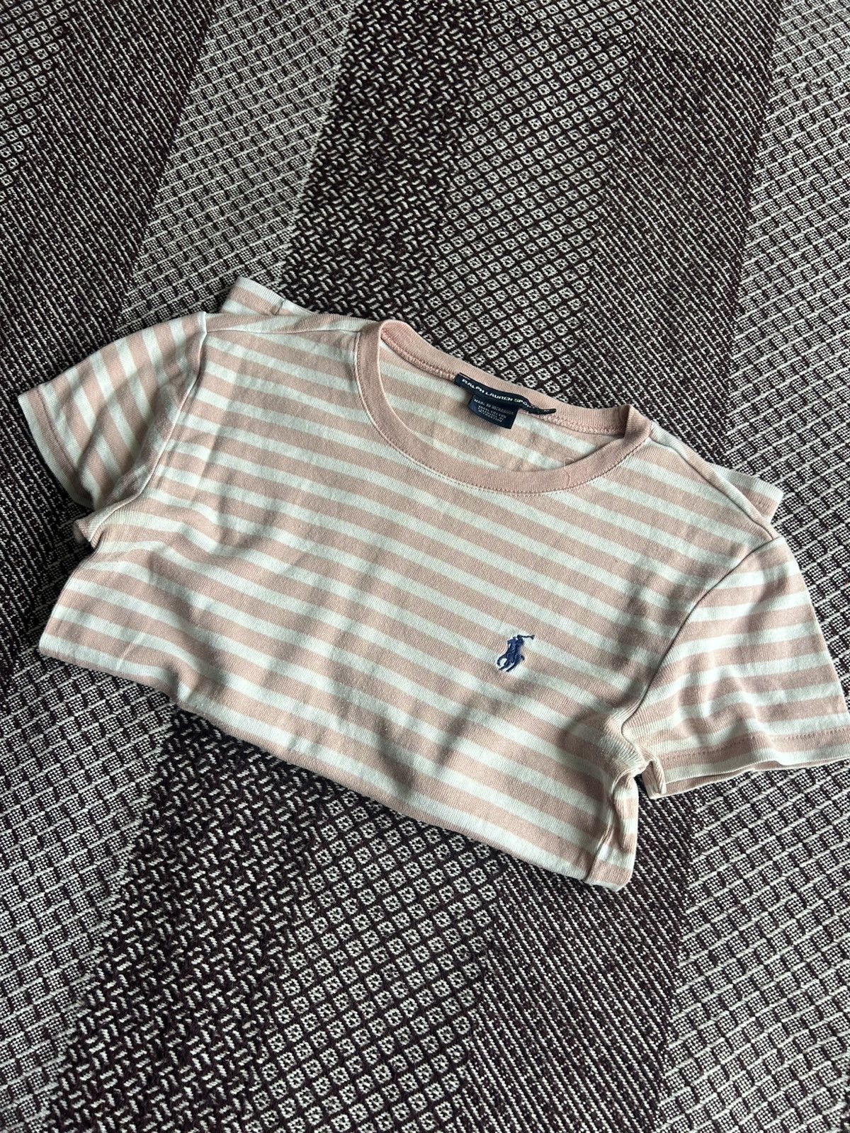 Polo Ralph Lauren Vintage Striped T-shirt Babe Style Women Y2K Streetwear Sz M Size M / US 6-8 / IT 42-44 - 7 Thumbnail