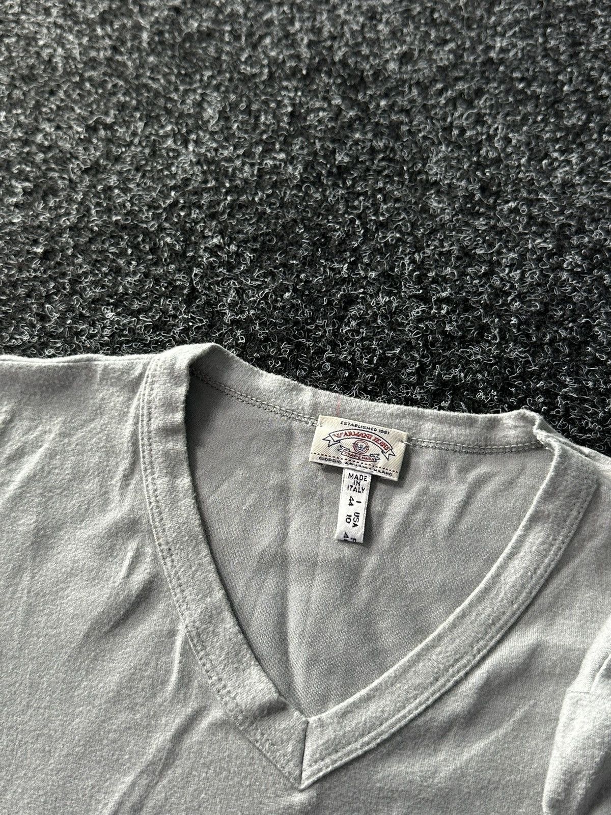 Armani × Vintage 🚨VNTG Armani 90s RARE Blank POCKET LOGO OLD MONEY STYLE Size L / US 10 / IT 46 - 6 Thumbnail