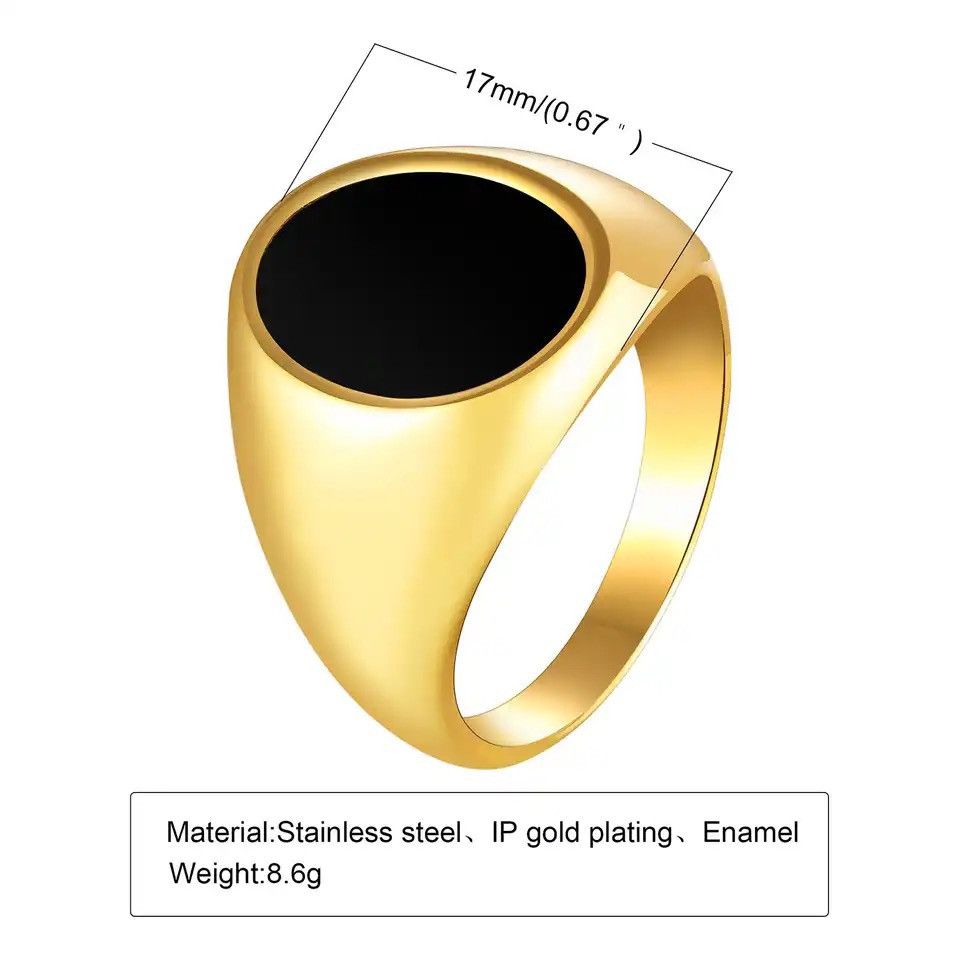 Other Retro Signet Ring Size ONE SIZE - 2 Thumbnail