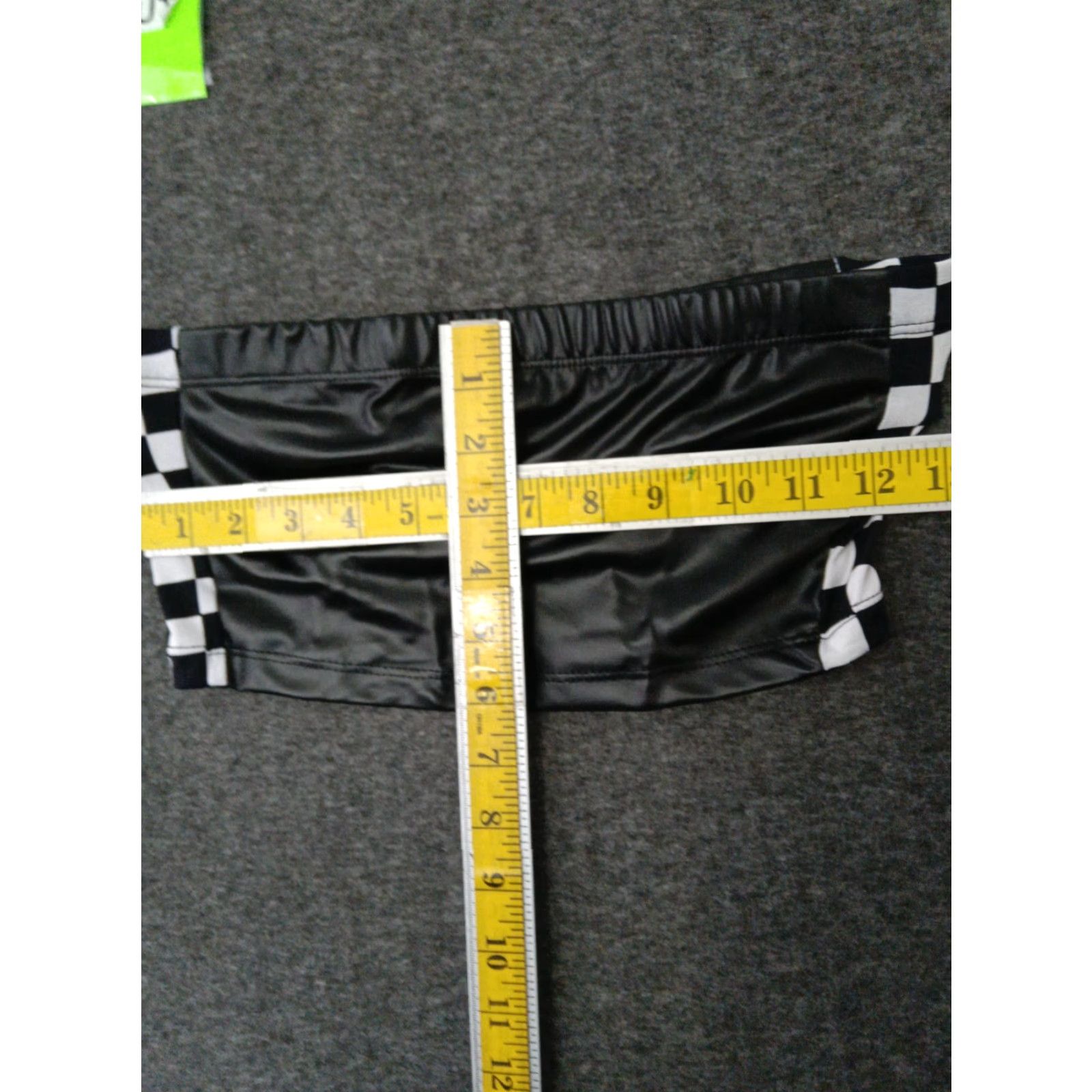 Vintage Codigo Shoes? Racetrack Theme 2-Piece Skirt + Crop Top Leather Effect Black/White S Womens Set Upscale? Size S / US 4 / IT 40 - 5 Thumbnail