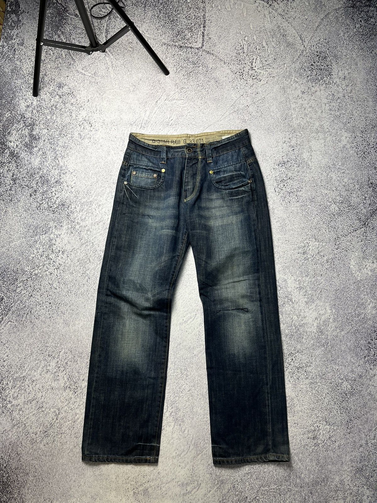 G-Star Vintage G Star Raw Denim Knee Avant Garde Pants / Jeans Rare Size US 34 / EU 50 - 22 Thumbnail
