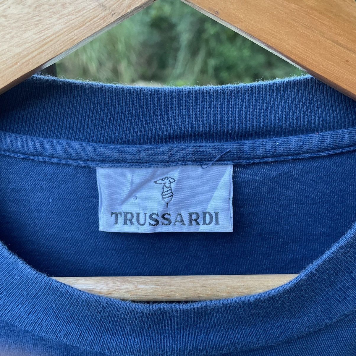 Trussardi × Vintage 🔥🔥Vintage Trussardi Big Logo Spellout Tee Size US L / EU 52-54 / 3 - 7 Thumbnail