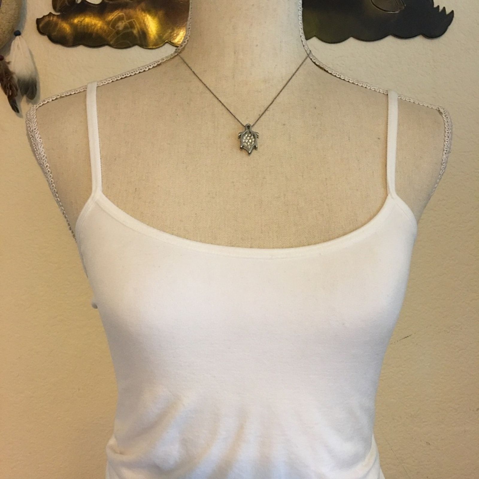 Jewelry Cool Jewels silver rhinestone turtle necklace Size ONE SIZE - 3 Thumbnail