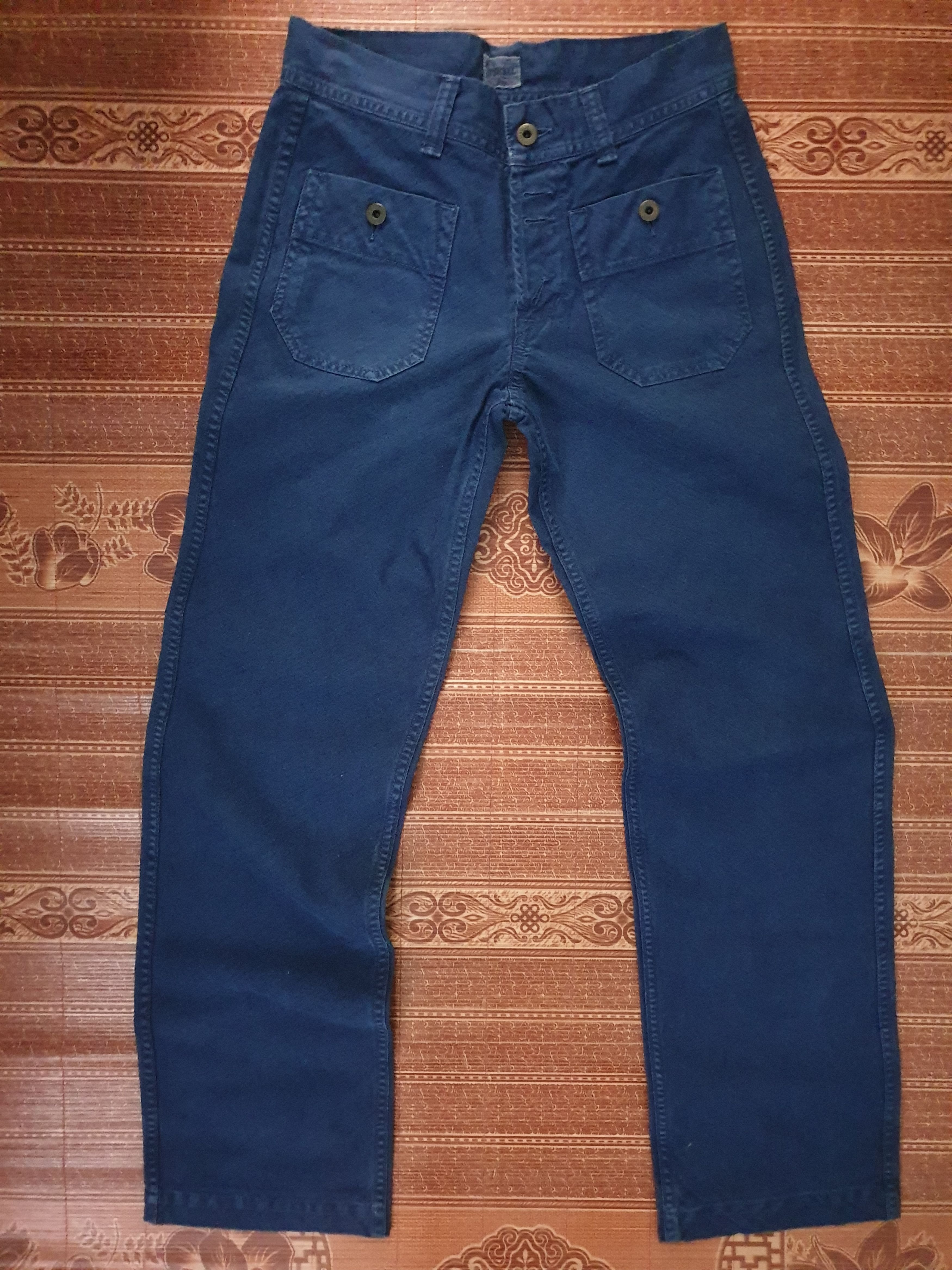 Eternal Eternal navy blue Japanese brand Bushpant Size US 29 - 1 Thumbnail