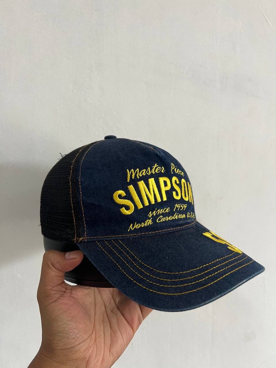 Japanese Brand Simpson Master Piece Trucker Hat Size ONE SIZE - 1 Thumbnail