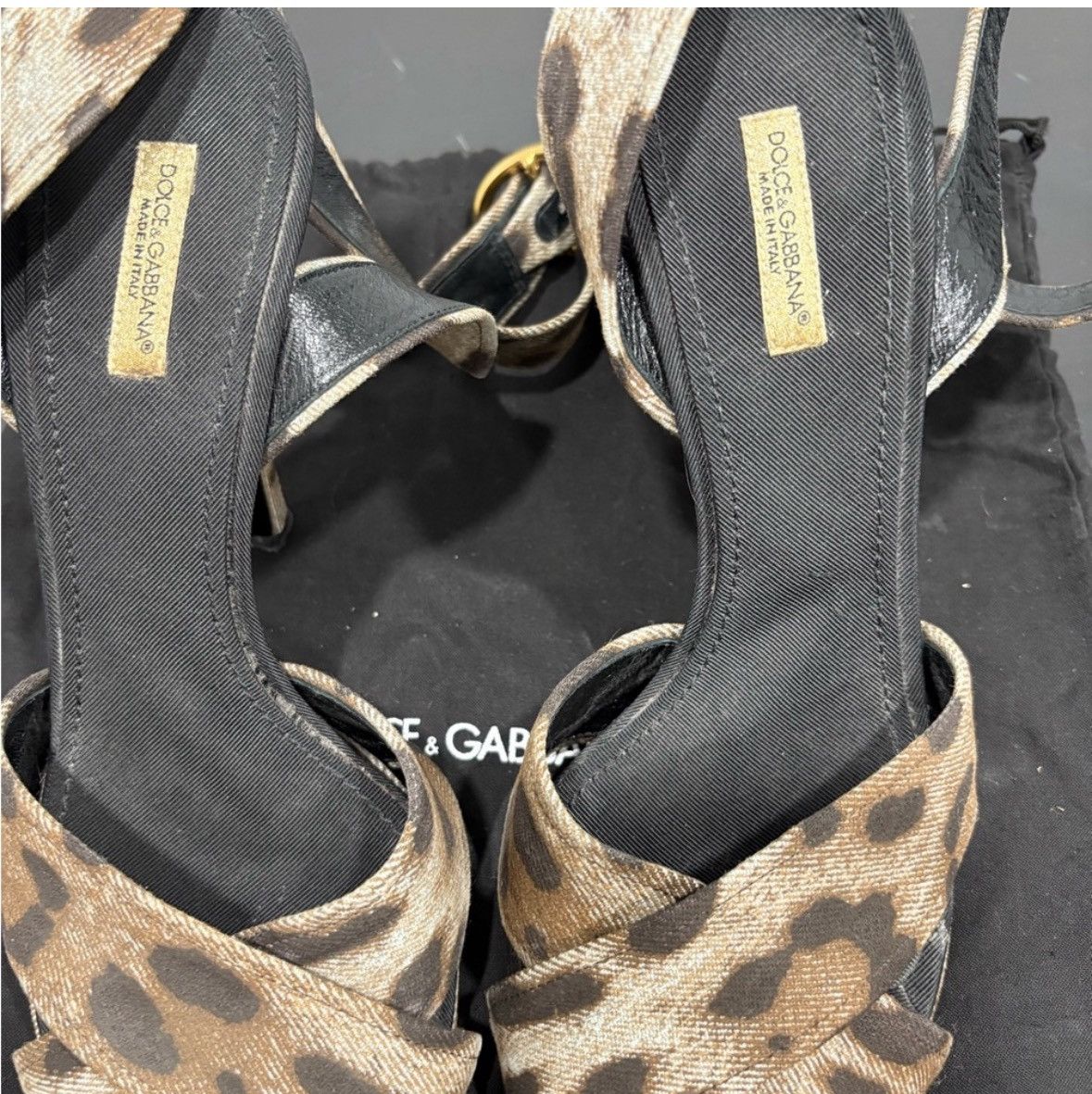 Dolce & Gabbana Dolce & Gabbana leopard print ankle strap heels Size US 9 / IT 39 - 5 Thumbnail
