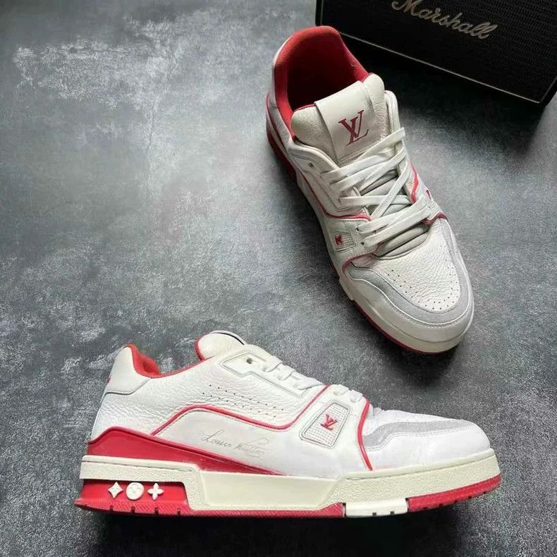 Louis Vuitton Louis Vuitton Louis Vuitton LV Trainer Sneakers in White a Size US 8.5 / EU 41-42 - 5 Thumbnail