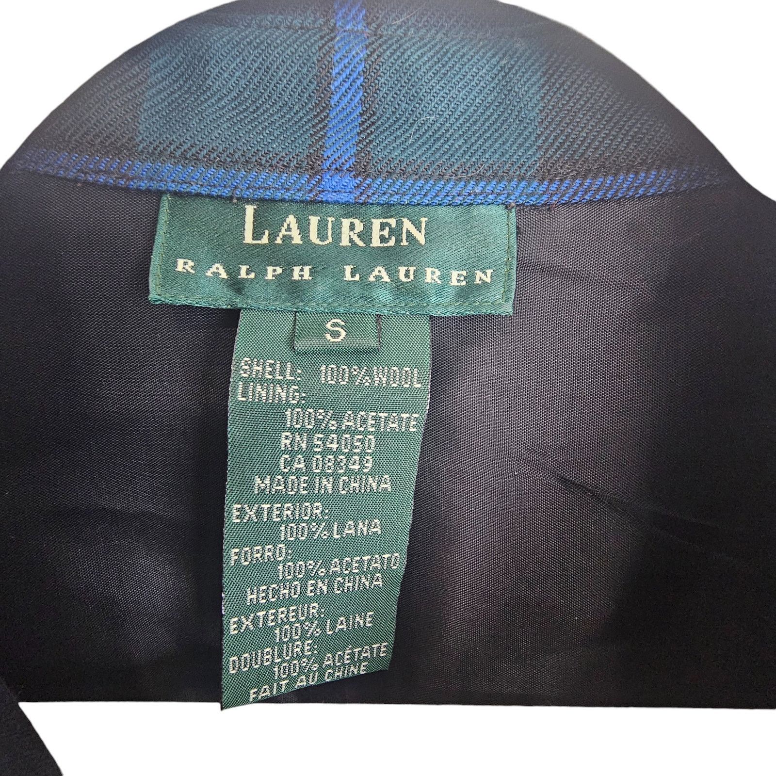 Lauren Ralph Lauren Vintage Lauren Ralph Lauren Womens Wool Shacket Dark Preppy Size S / US 4 / IT 40 - 6 Thumbnail