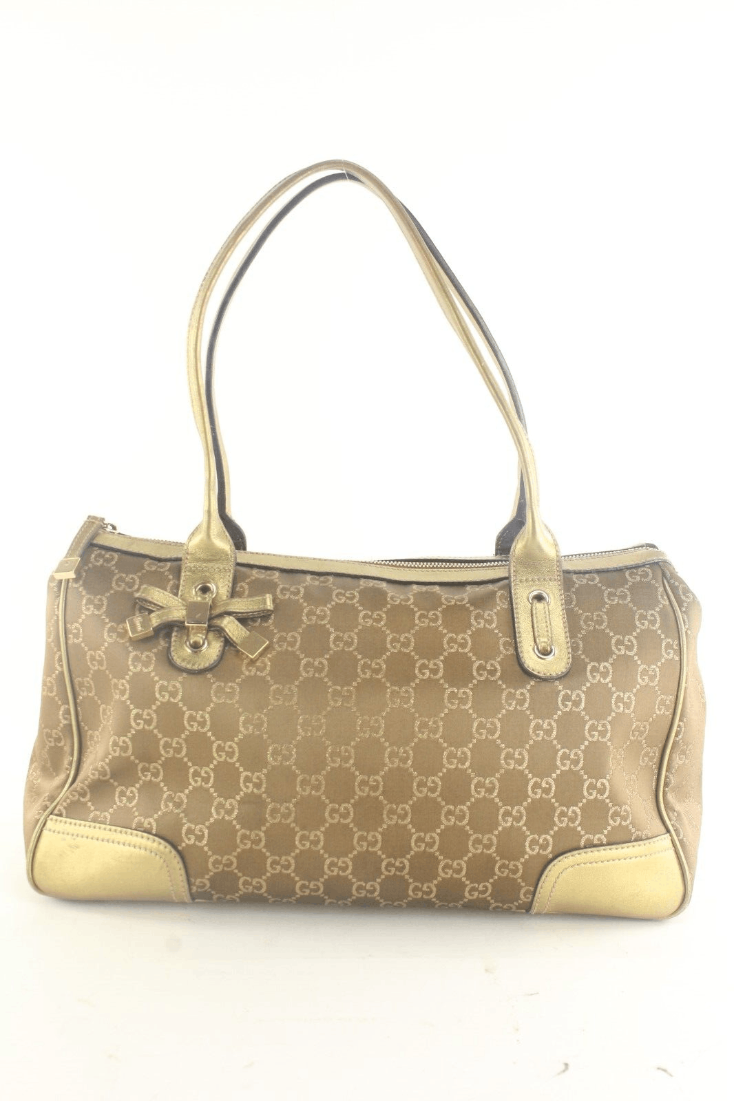 image of Gucci Metallic Bronze Gold Shoulder Bag 3Gk1012K, Women's