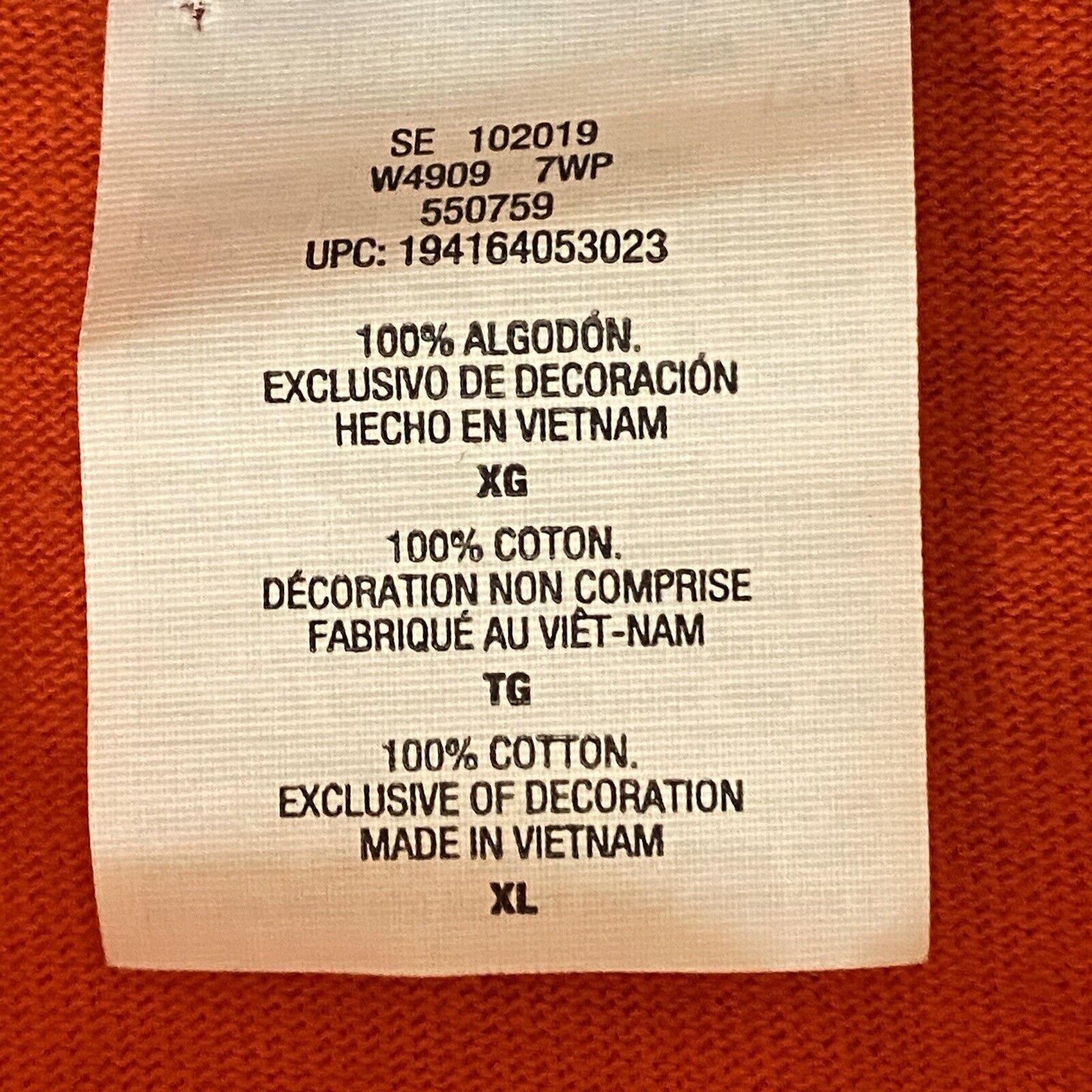 Champion Champion Women’s XL Orange Hoodie Colorful Logo Sweatshirt Size XL / US 12-14 / IT 48-50 - 9 Thumbnail