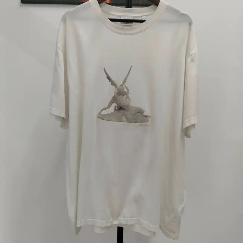 Burberry Burberry White Cotton Summer T-Shirt Size US XXL / EU 58 / 5 - 1 Thumbnail