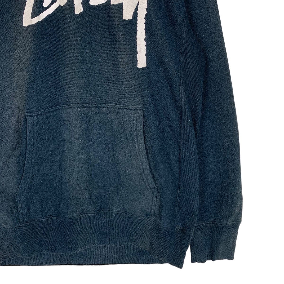 Stussy Trashed STUSSY Big Logo Sun Faded / Burn Hoodies #0823-C37 Size US M / EU 48-50 / 2 - 5 Thumbnail