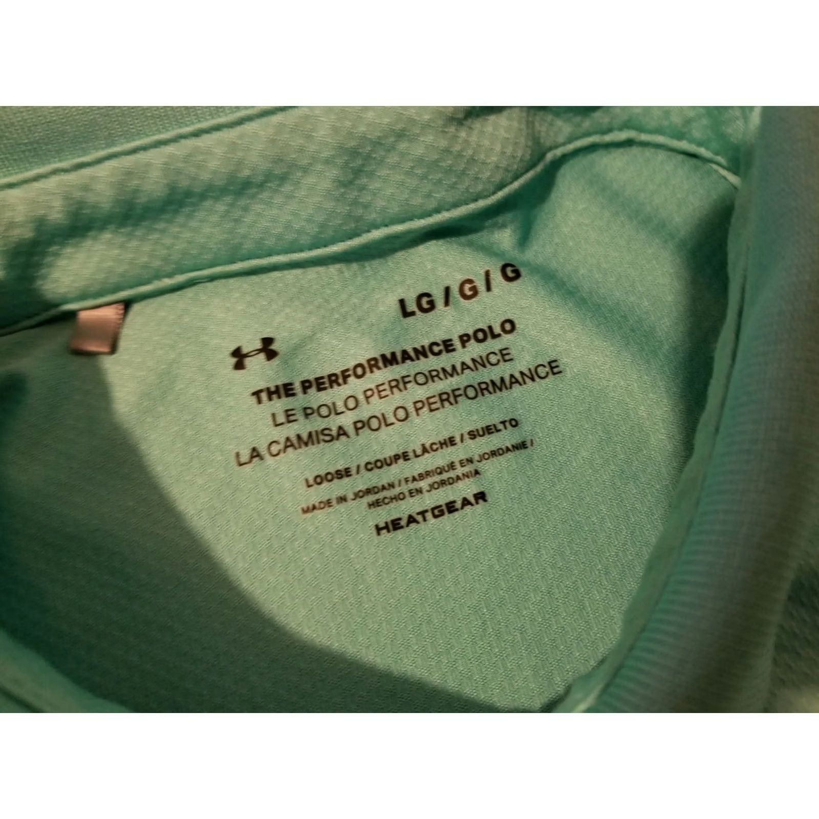 Under Armour Mens Under Armour Polo Shirt L Large Green Athletic Gym Workout Size US L / EU 52-54 / 3 - 3 Thumbnail