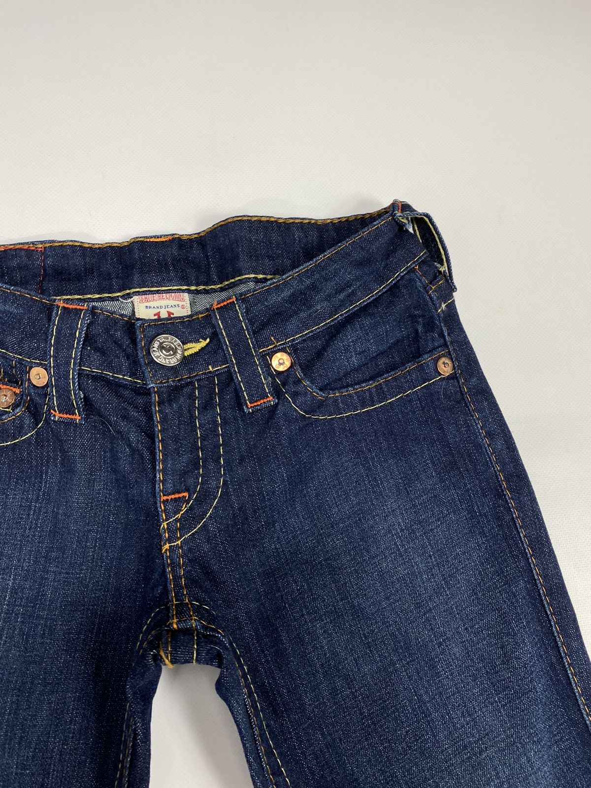 True Religion 🔥LASTDROP🔥 TR Stella Row Seat Low Rise Denim Jeans Pants Size 25" / US 0 / IT 36 - 6 Thumbnail