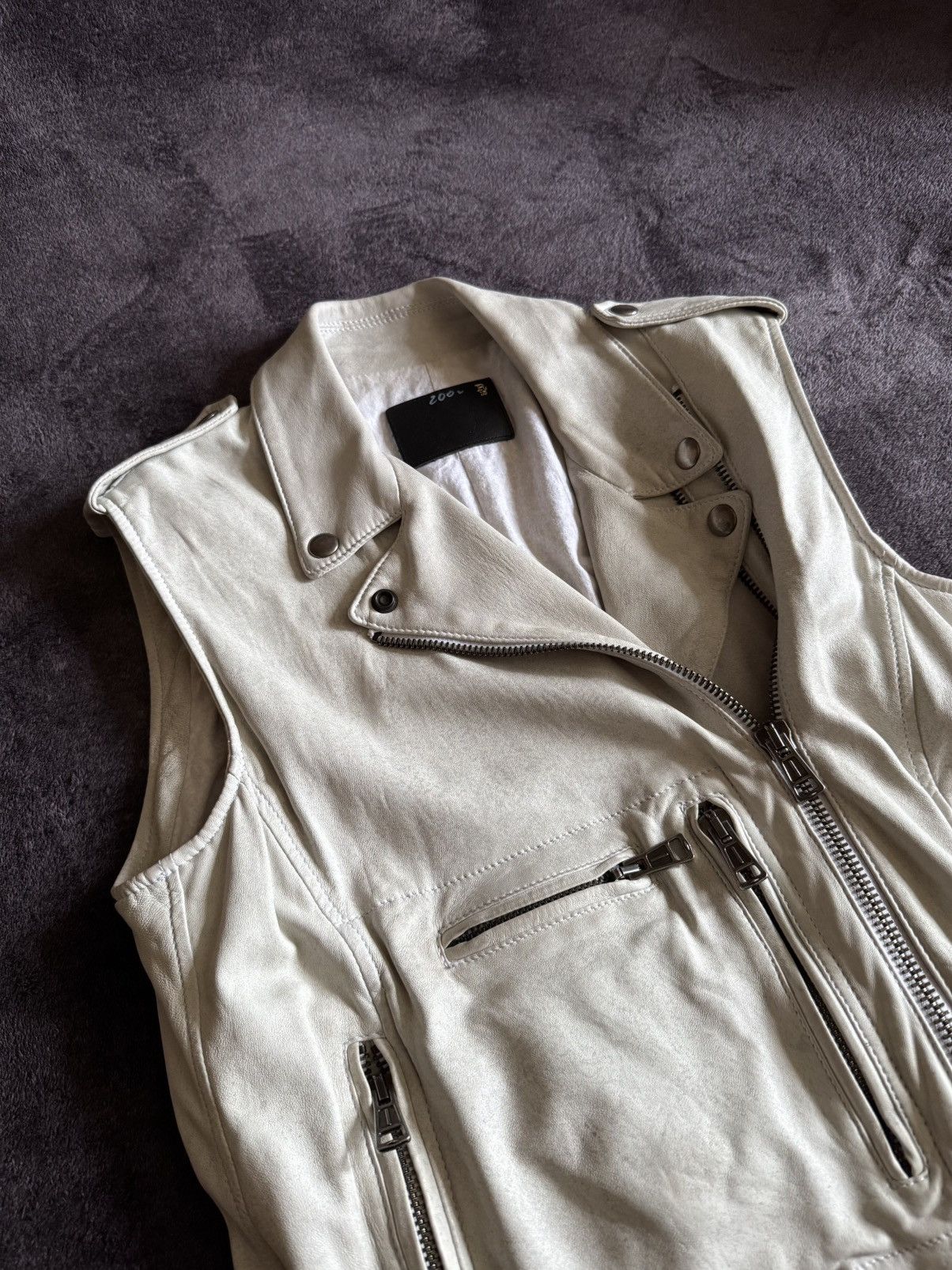 Japanese Brand R13 leather vest calfskin vintage y2k opium Size US M / EU 48-50 / 2 - 4 Thumbnail