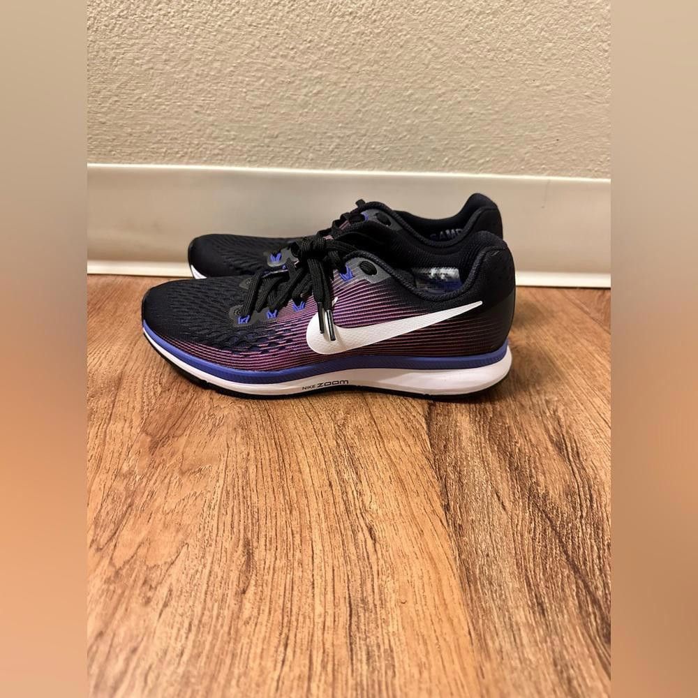 Nike Nike Air Zoom Pegasus 34 Black Persian Violet Sample (W) Size US 8 / IT 38 - 3 Thumbnail