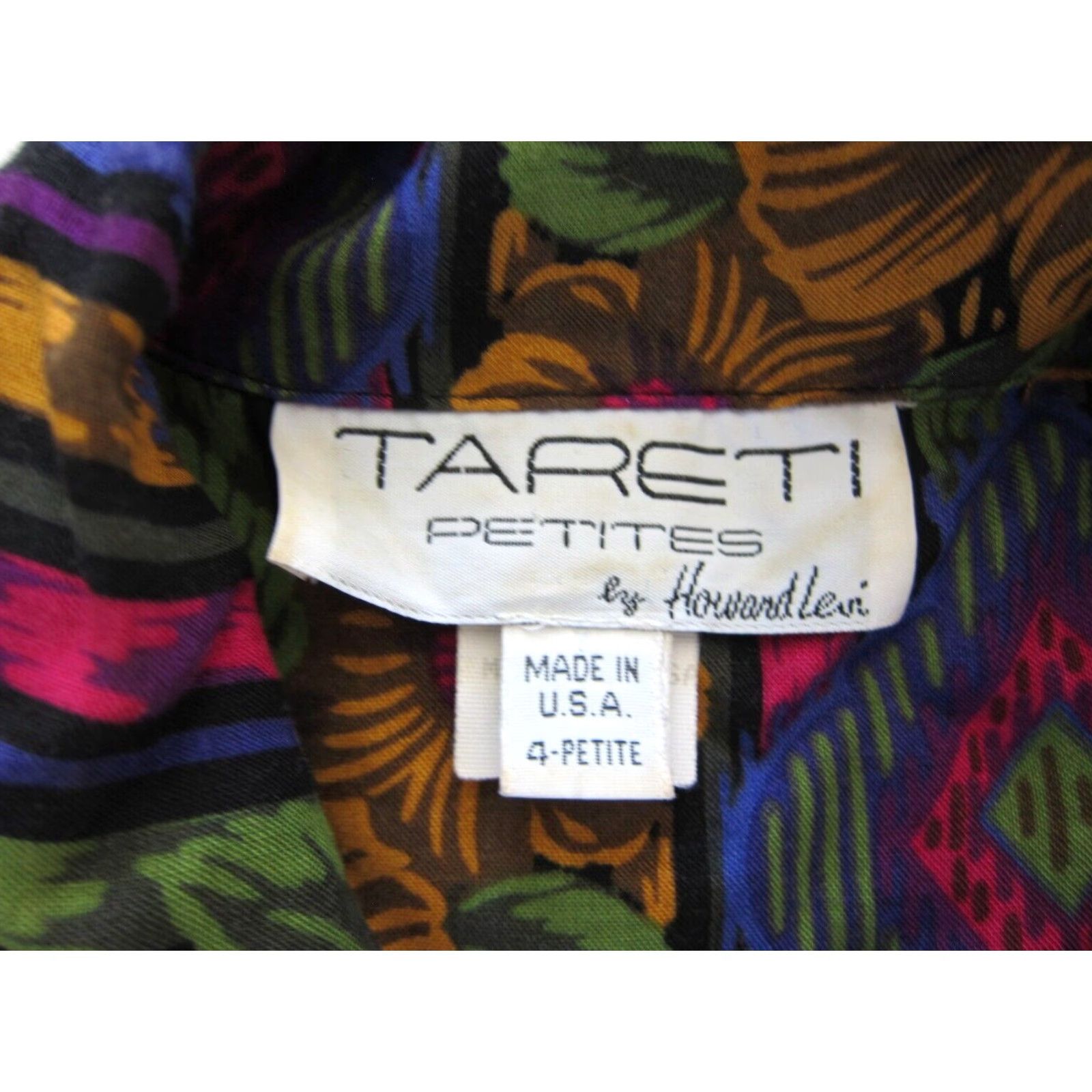 Pinko VINTAGE Tareti Howard Levi Rayon Pink Blue Floral Pocket Button Collared Shirt Dress 4P Size S / US 4 / IT 40 - 4 Thumbnail