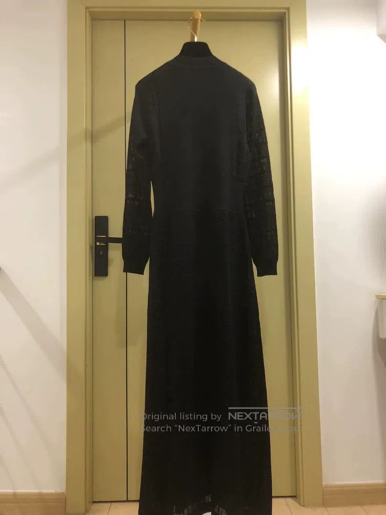 Hermes Hermes Silk Black Knitted Dress Size XS / US 0-2 / IT 36-38 - 6 Thumbnail