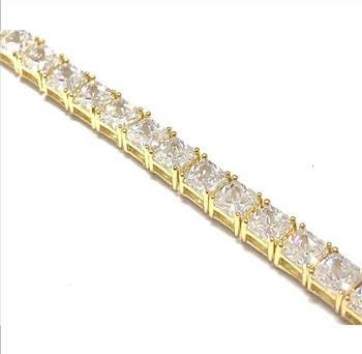 Other 7.00ctw VVS-F Diamond Tennis Bracelet 7” Statement Bracelet Size ONE SIZE - 3 Thumbnail