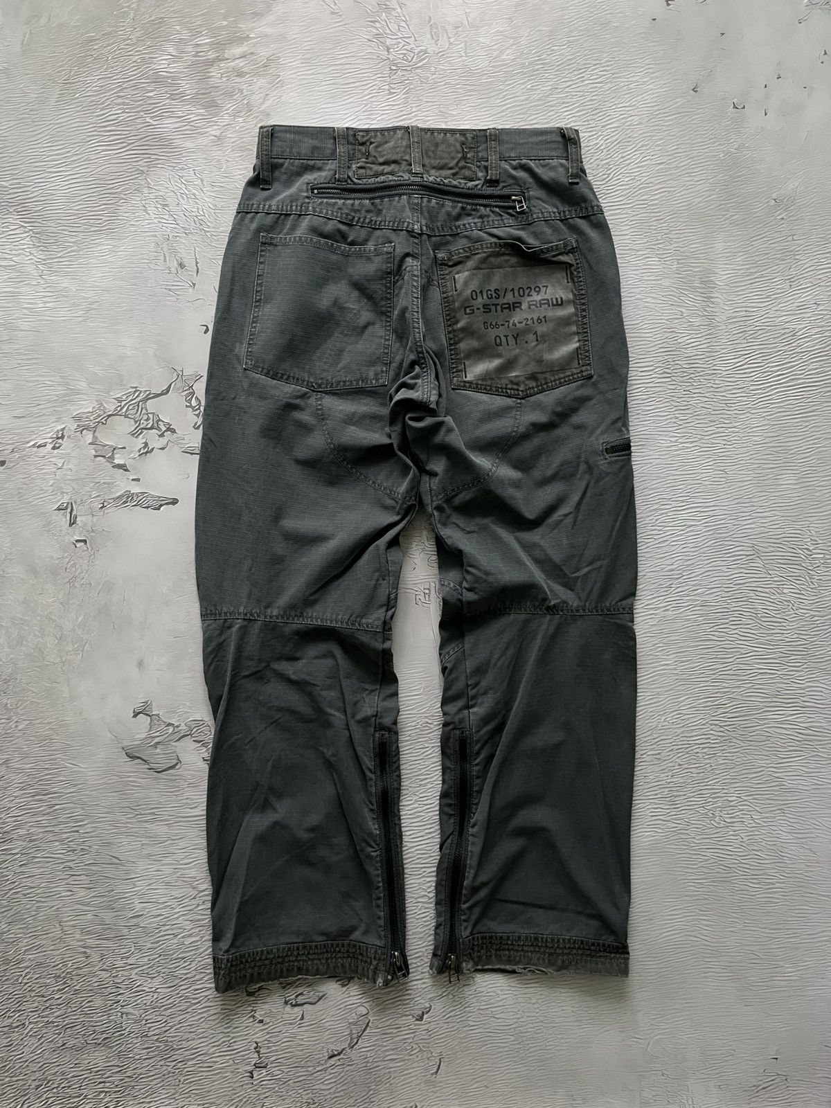 G-Star Vintage G-Star Raw Cargo Work Pants Army Pocket Streetwear Size US 30 / EU 46 - 11 Thumbnail