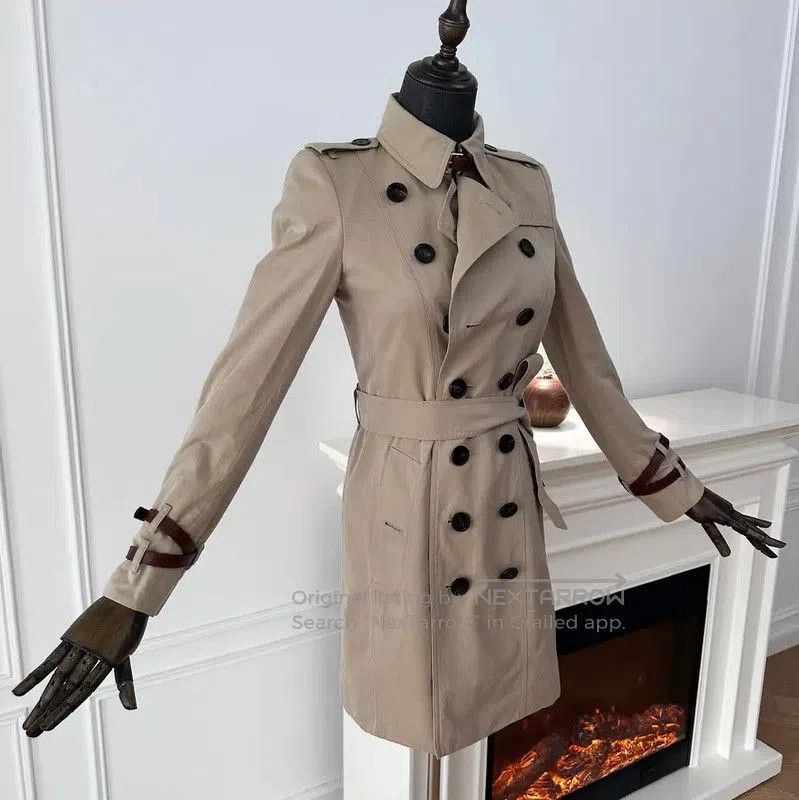 Burberry Burberry Women's Khaki Trench Coat XS Size. Size XS / US 0-2 / IT 36-38 - 2 Thumbnail