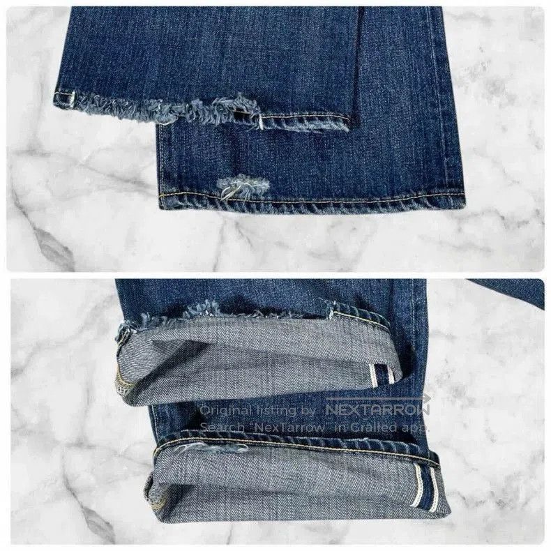Junya Watanabe Junya Watanabe x Levi's Distressed Denim Pants. Size US 34 / EU 50 - 8 Thumbnail