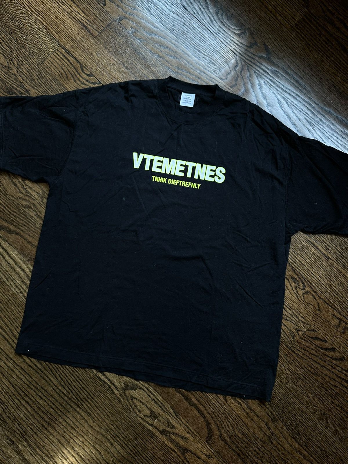 Vetements Vestments Think Differently Shirt | Grailed