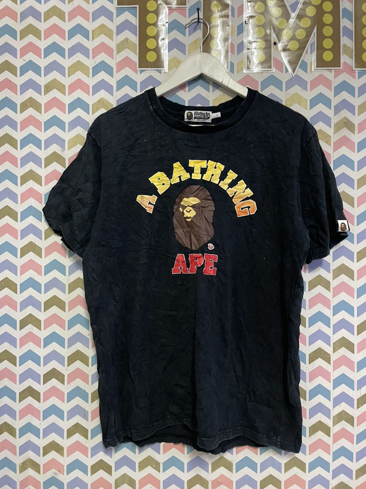 Bape A Bathing Ape Black Shirt Size US L / EU 52-54 / 3 - 1 Thumbnail