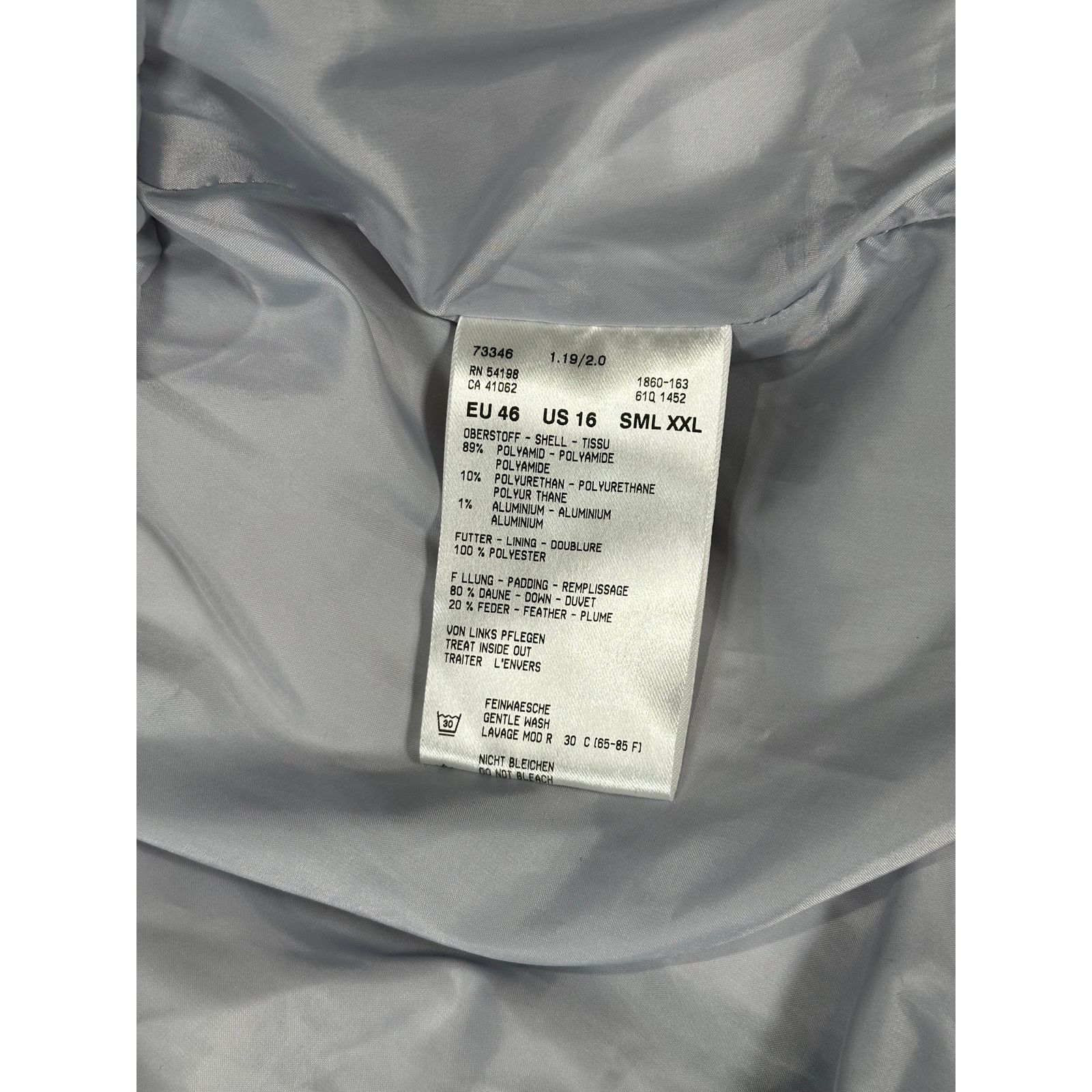 Bogner Bogner Metallic Silver Down Feather Ski Coat Size 46 EUC Size XXL / US 16-18 / IT 52-54 - 4 Thumbnail